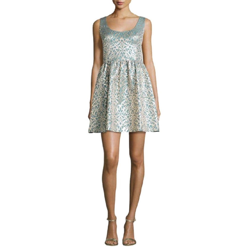 New Aidan By Aidan Mattox Jacquard Dress